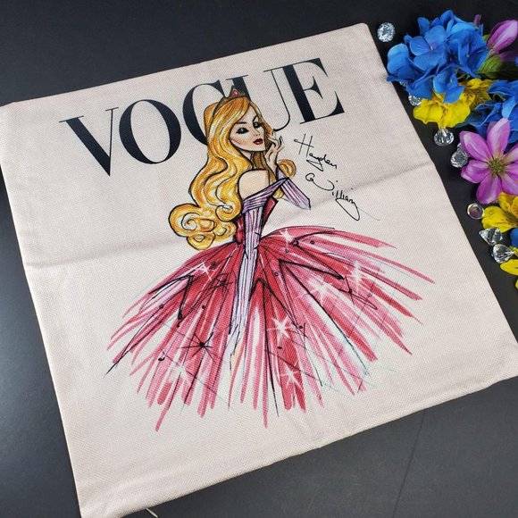 Sleeping Beauty Cushion Cover Princess Aurora Home Decorative Throw Pillowcase - Picture 2 of 10